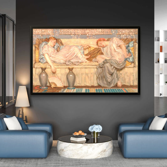 A study for reading โ Premium Abstract Art Print