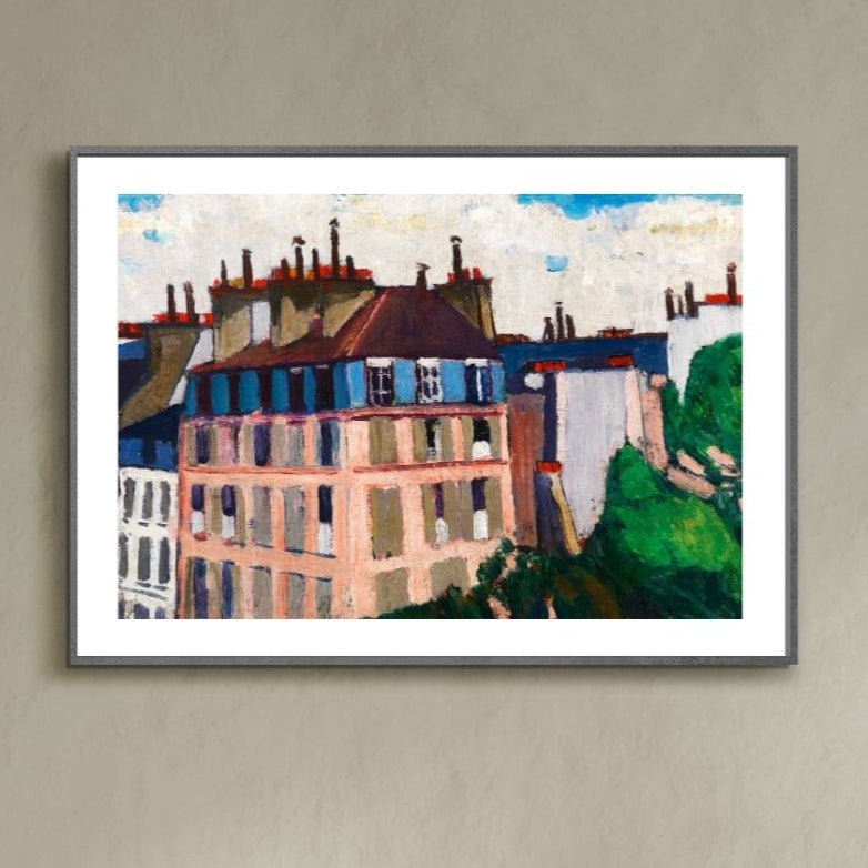 Rooftops, Paris by Henry Lyman Sayen