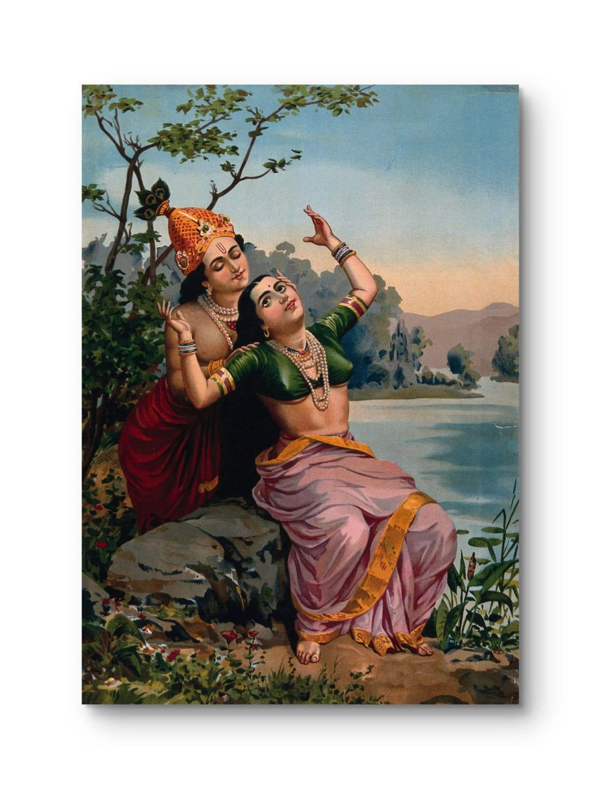 Raja Ravi Varma - Krishna & Radha