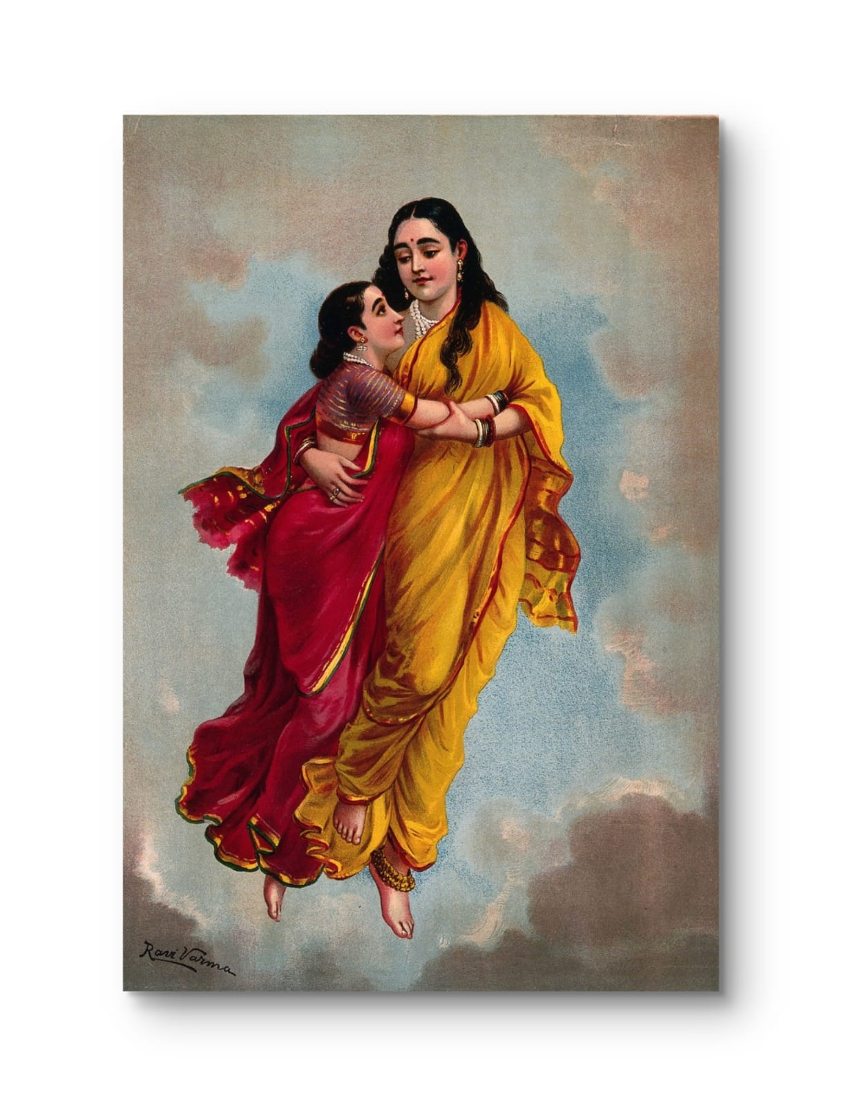 Raja Ravi Varma - Menaka & Shakuntala