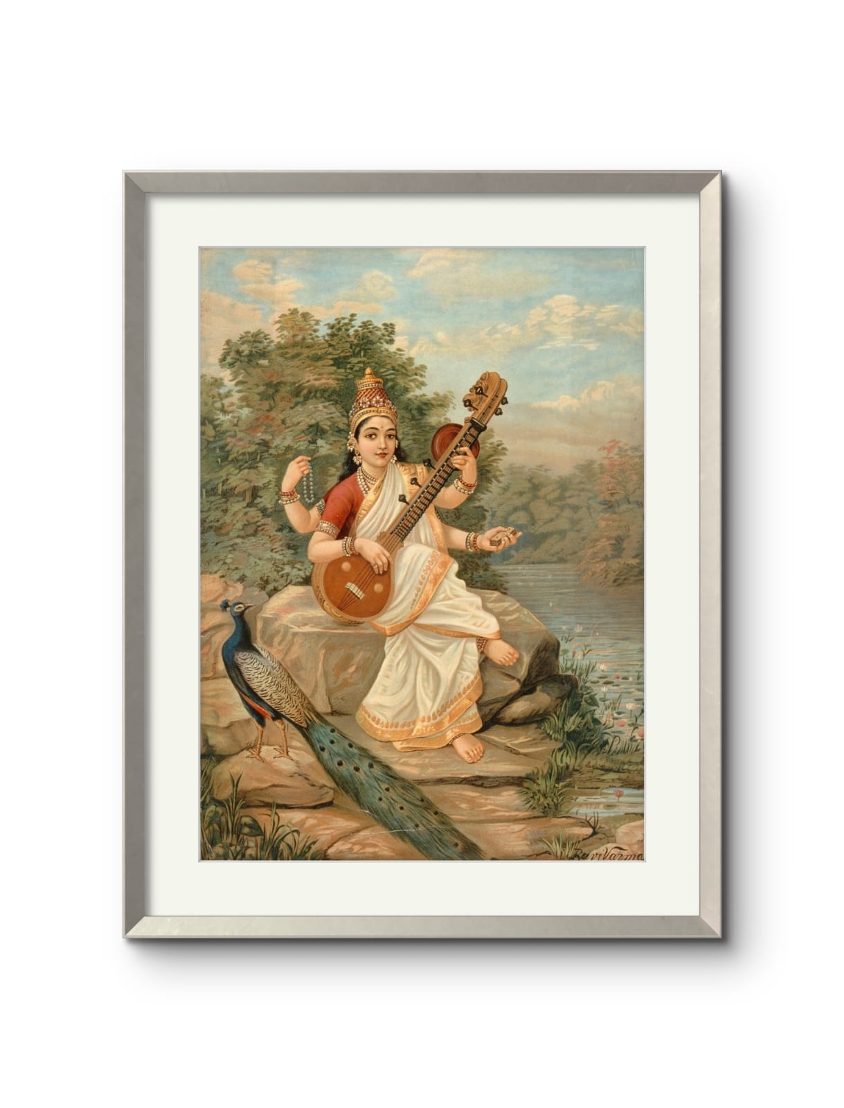 Raja Ravi Varma - Saraswati