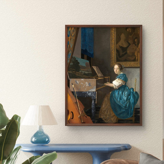 Lady Seated at a Virginal, Johannes Vermeer