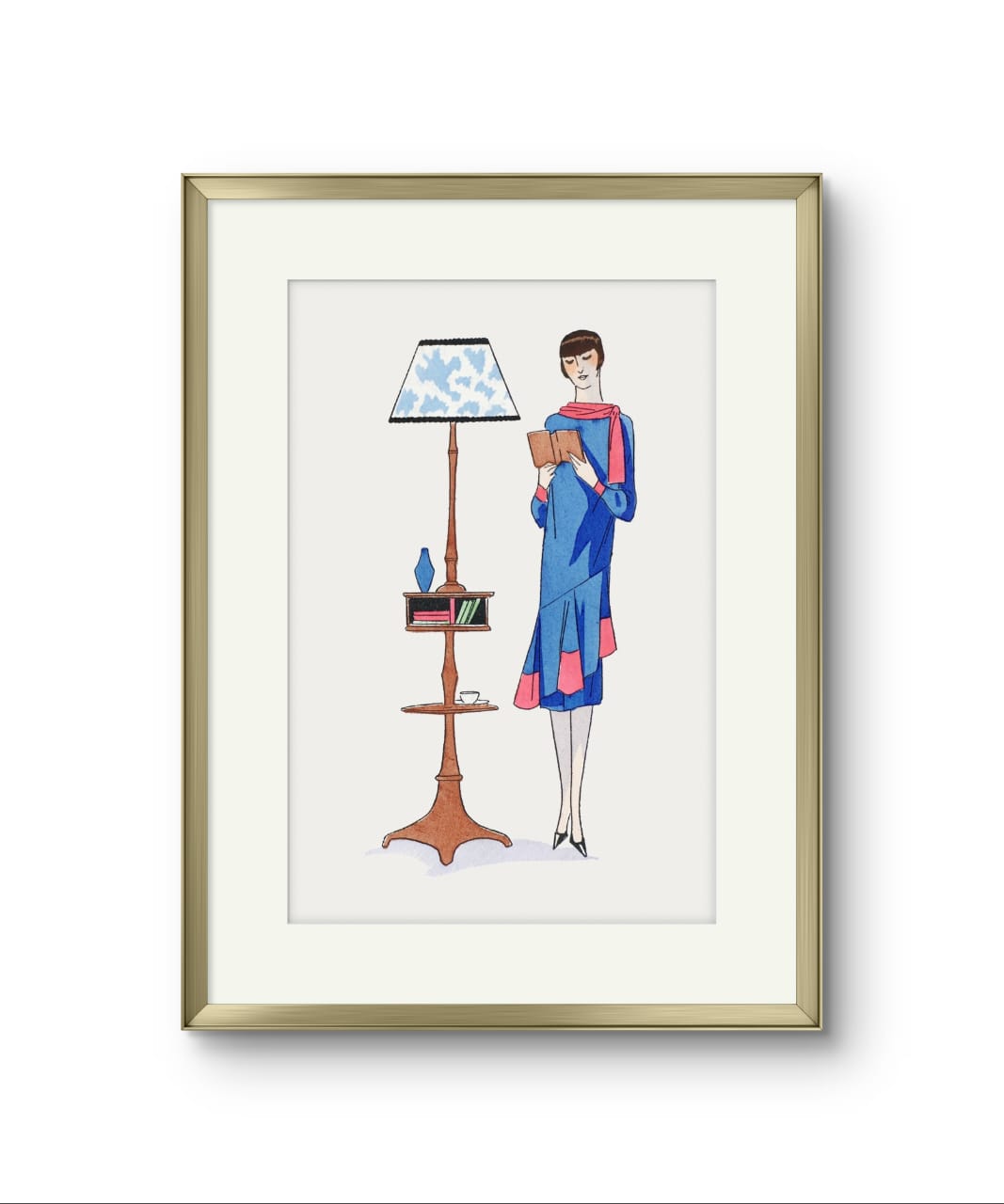 The afternoon dress – Premium Abstract Art Print