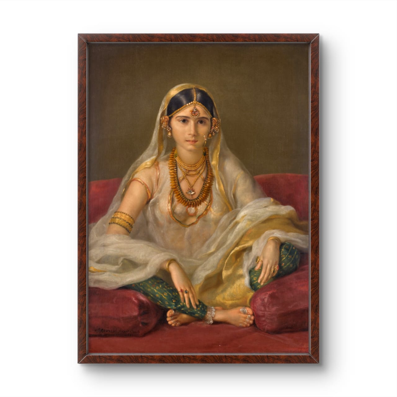 A mughal woman - Francesco Renaldi – Premium Abstract Art Print