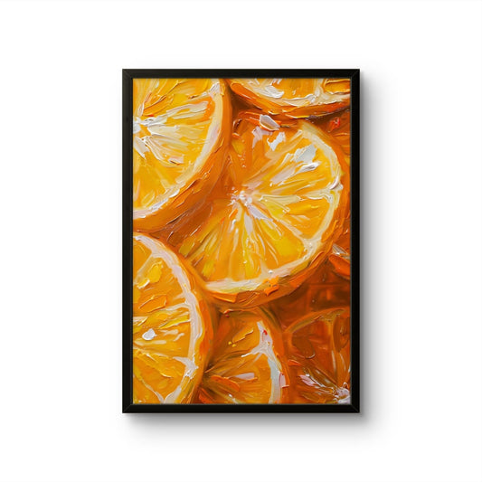 Orange Ecstacy โ Premium Abstract Art Print