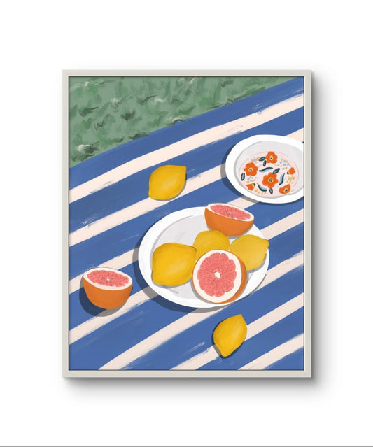 The picnic vibe โ Premium Abstract Art Print