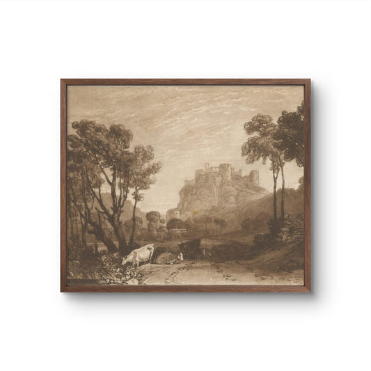 The castle above the meadows