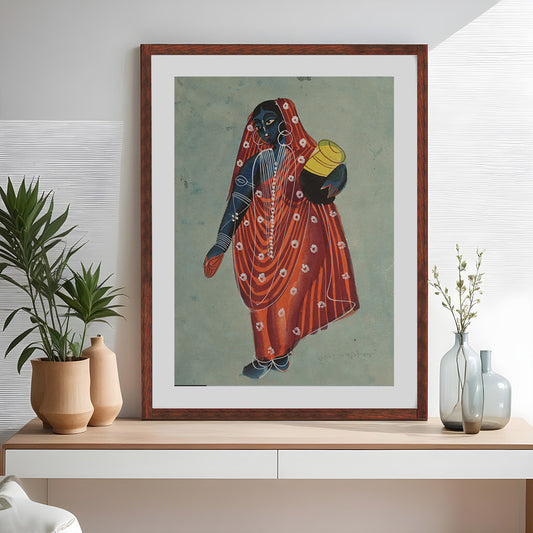 Vishnu in the form of Mohini