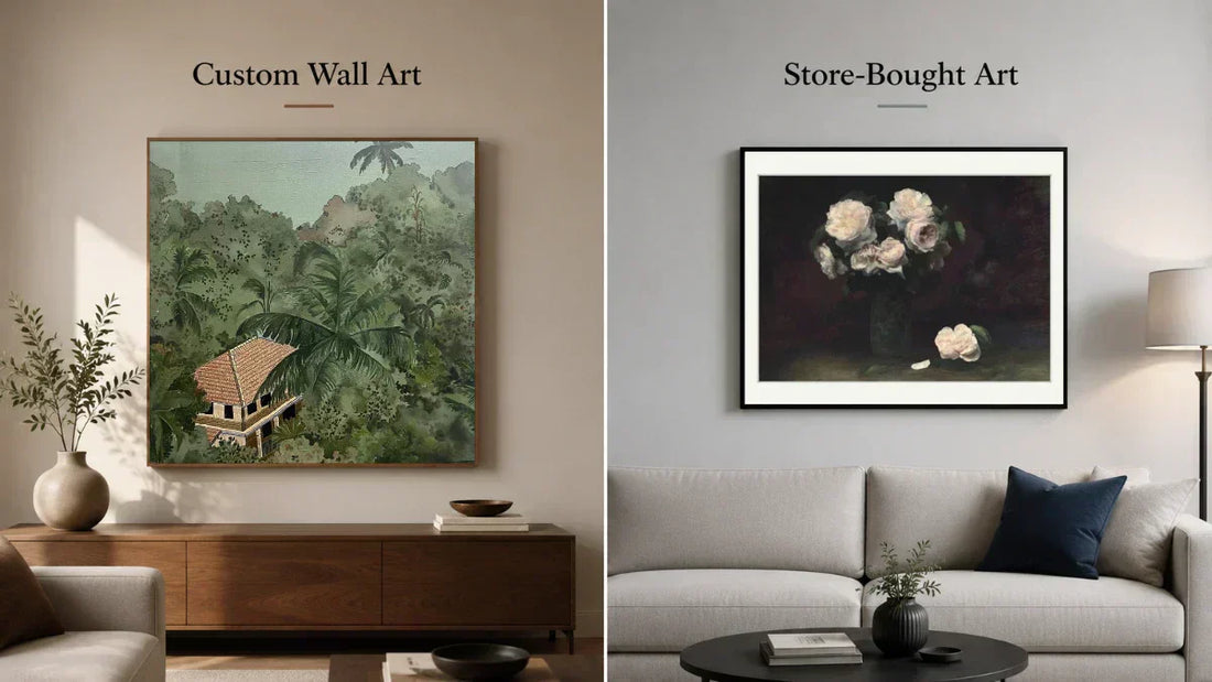Custom Wall Art vs Store-Bought