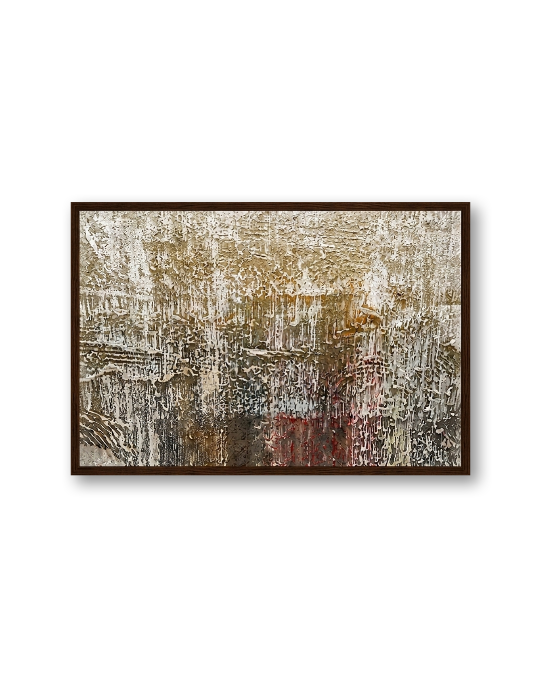 Abstract Beige and Gold Fabulousness