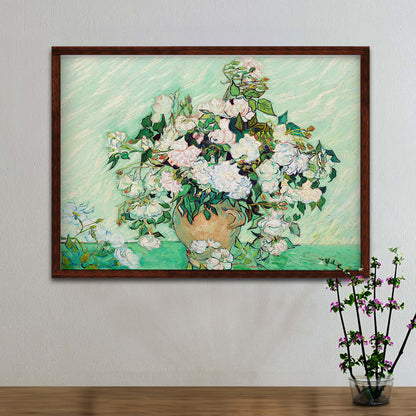 Van Gogh Vase Roses