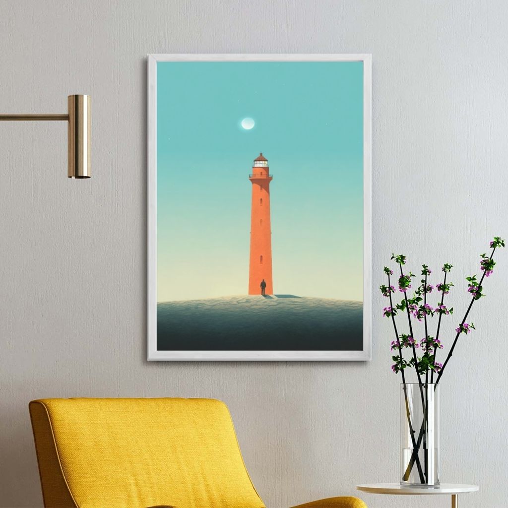 Lighthouse on sand