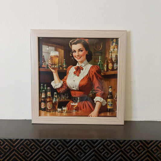 Cheers with Beers - 10 x 10 inches