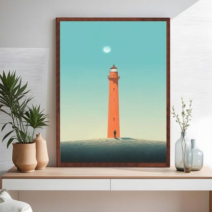 Lighthouse on sand