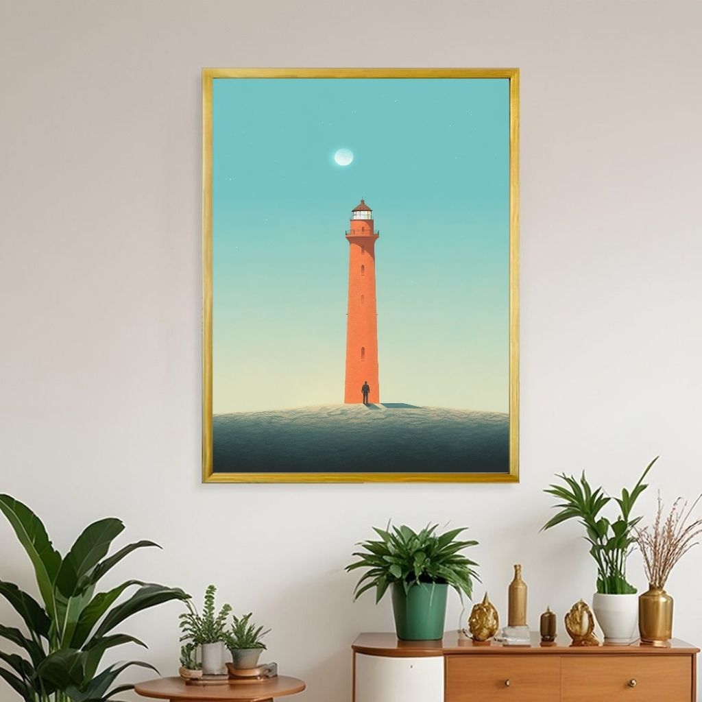 Lighthouse on sand