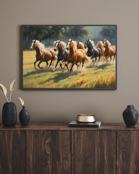 7 Galloping Horses