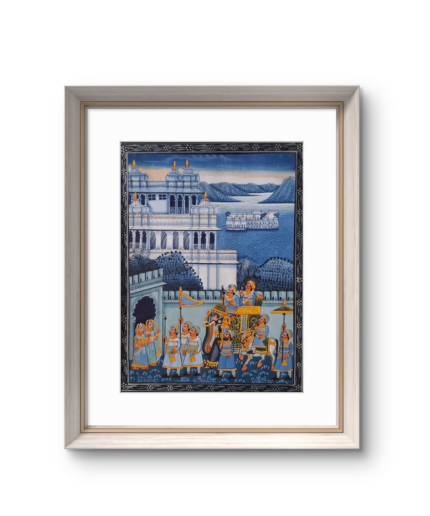 Handpainted Royal Palace and Procession