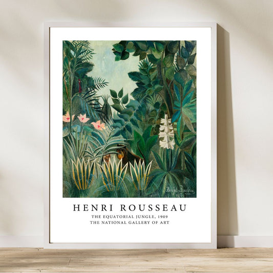 Henri Rousseau - The Equatorial Jungle