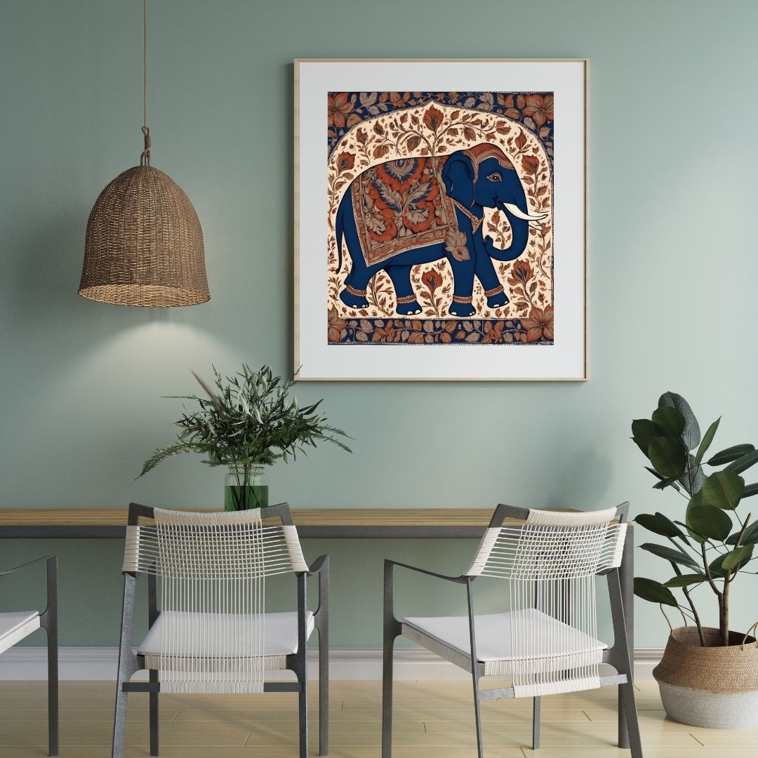 Kalamkari Art - Elephant