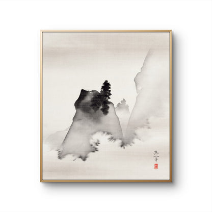 Mountains [center from the triptych Three Evening Scenes]
