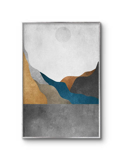 Mountain Sunrise Abstract