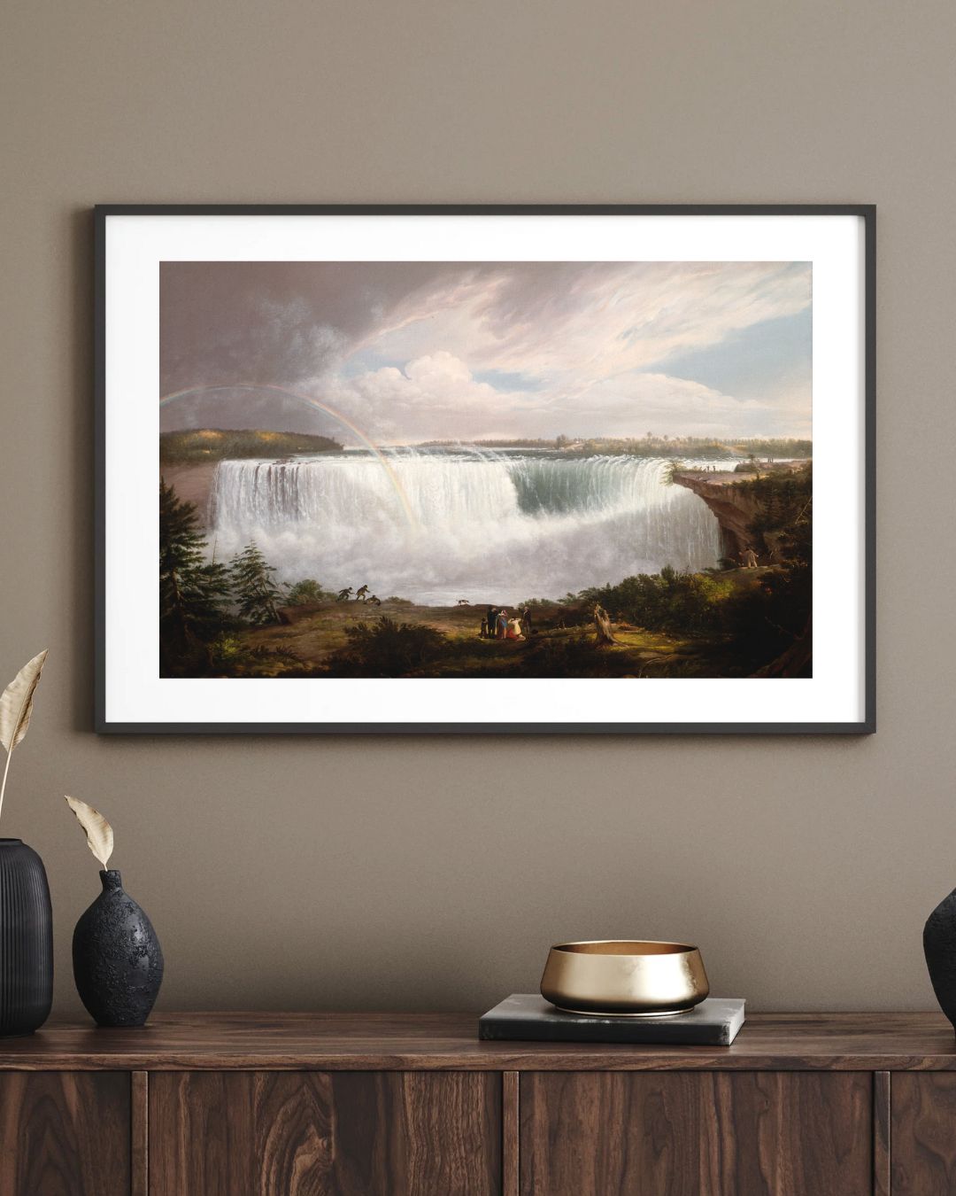 The Great Horseshoe Fall, Niagara (1820) By Alvan Fisher