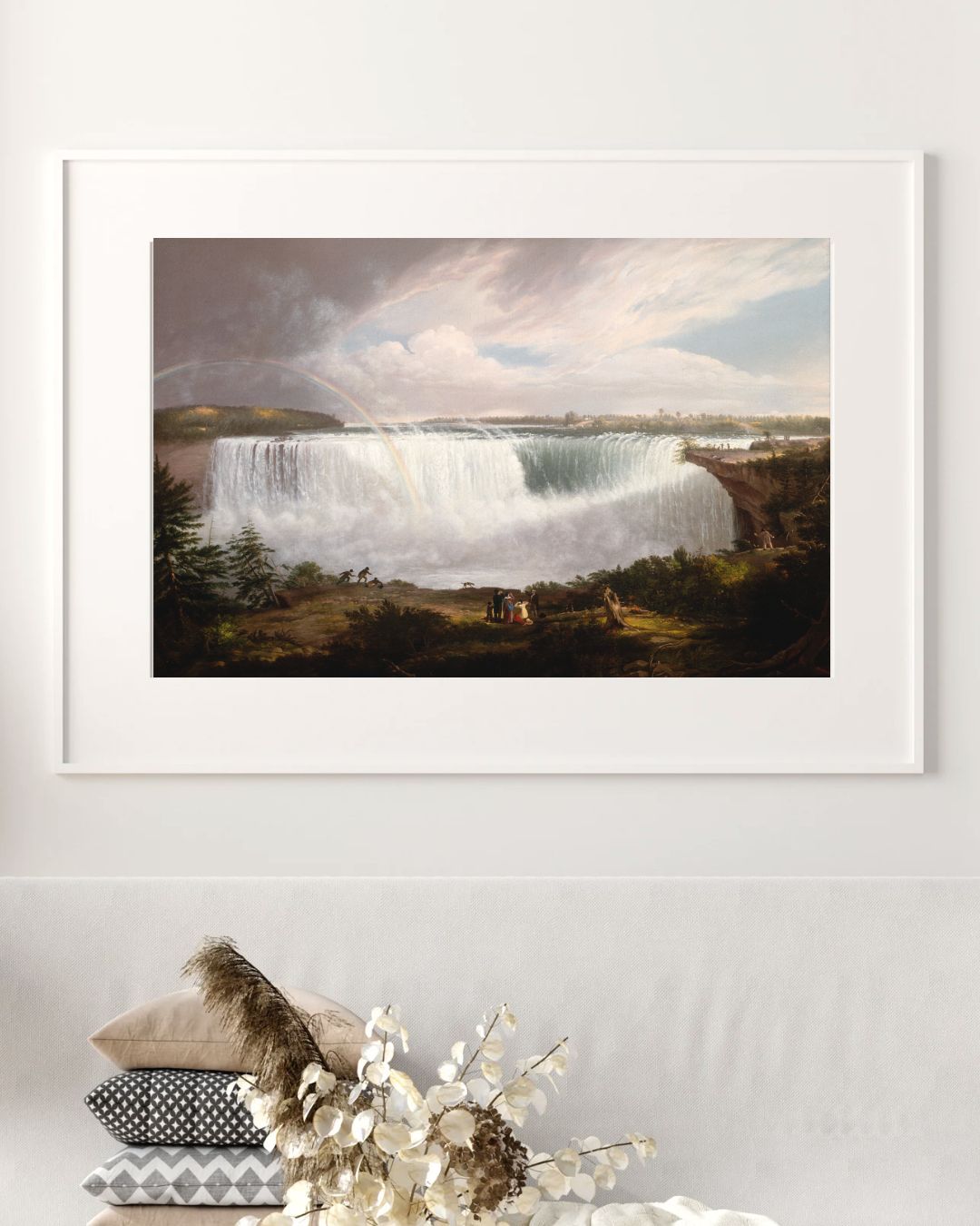 The Great Horseshoe Fall, Niagara (1820) By Alvan Fisher