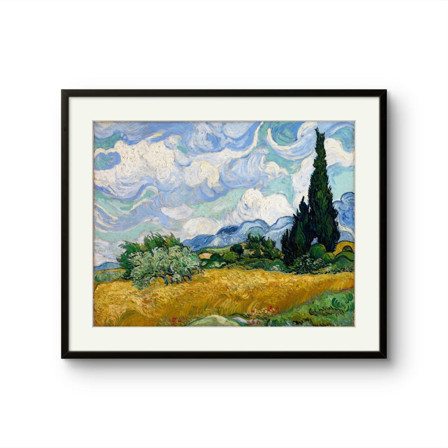 Van Gogh -Wheat field with Cypresses