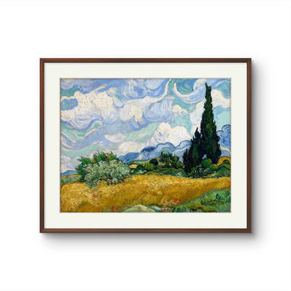 Van Gogh -Wheat field with Cypresses