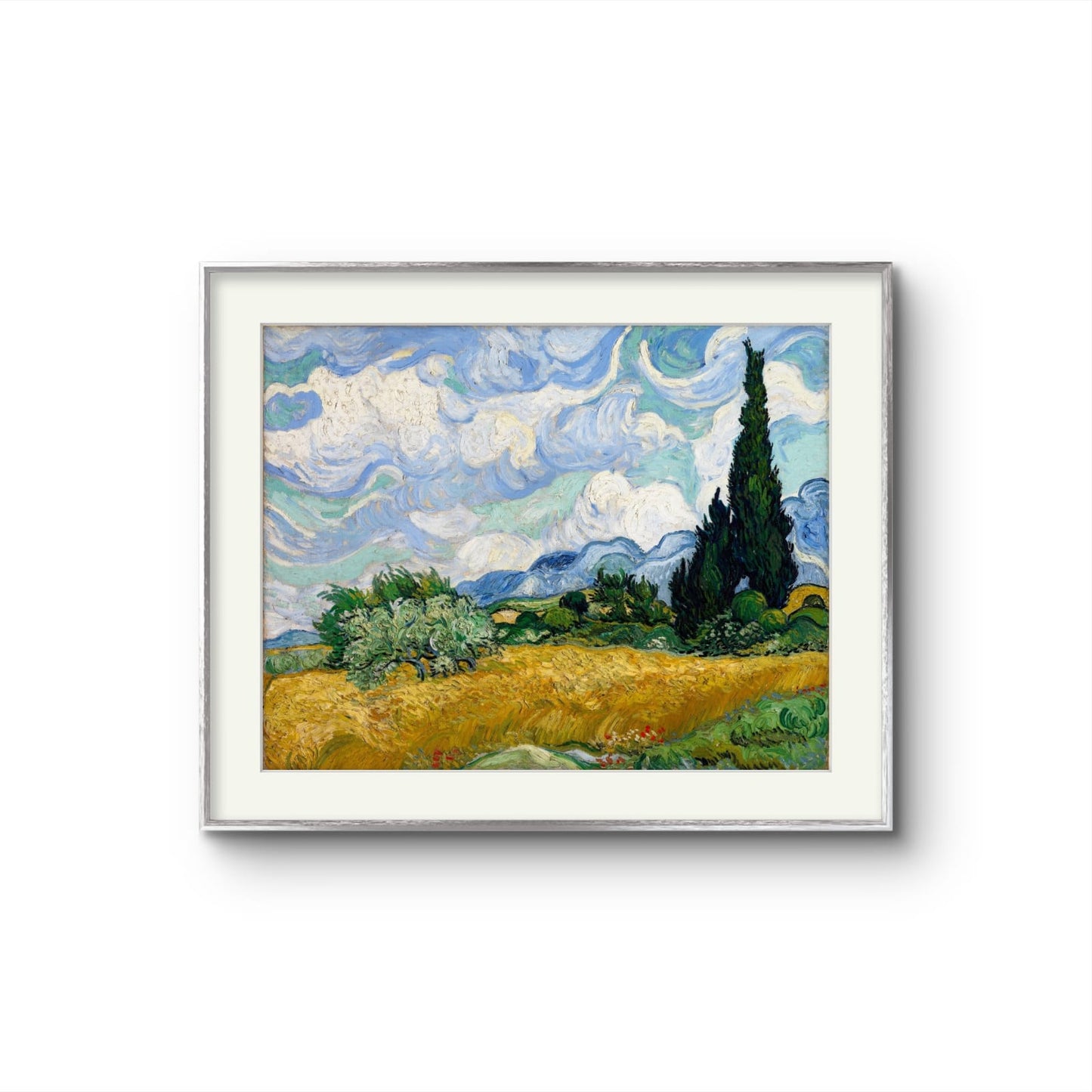 Van Gogh -Wheat field with Cypresses