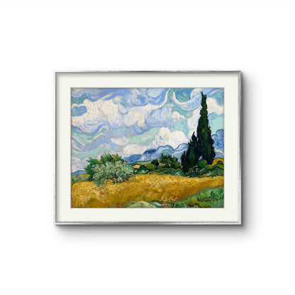 Van Gogh -Wheat field with Cypresses