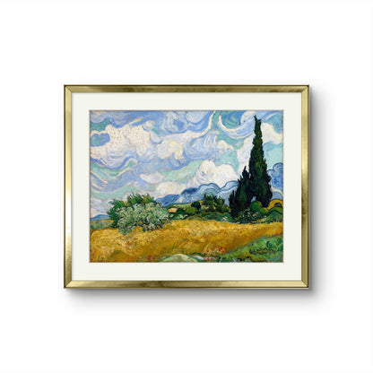 Van Gogh -Wheat field with Cypresses