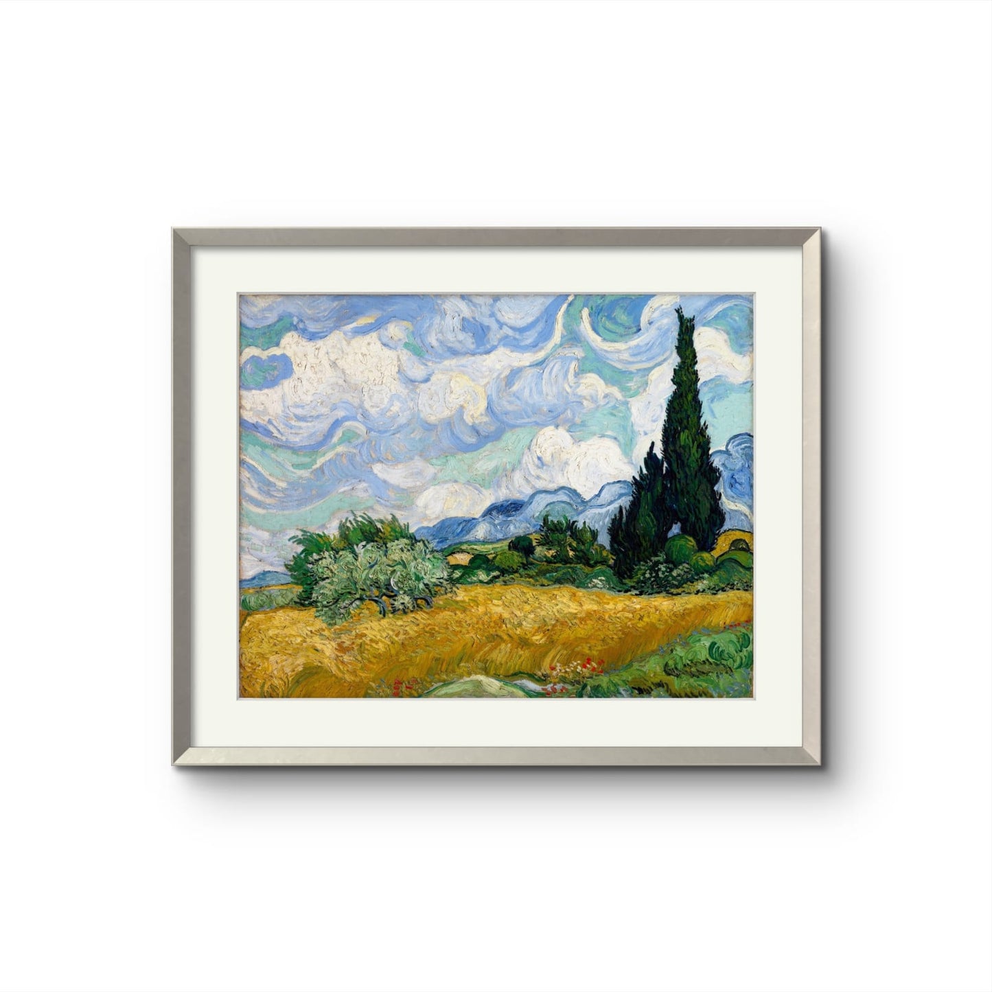 Van Gogh -Wheat field with Cypresses