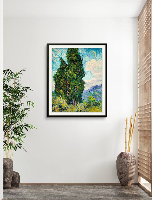 Van Gogh -Cypresses