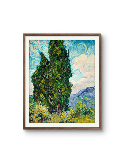 Van Gogh -Cypresses