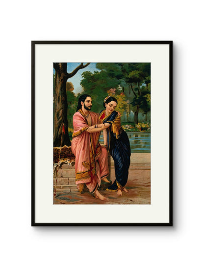 Raja Ravi Varma - Arjun and Subhadra