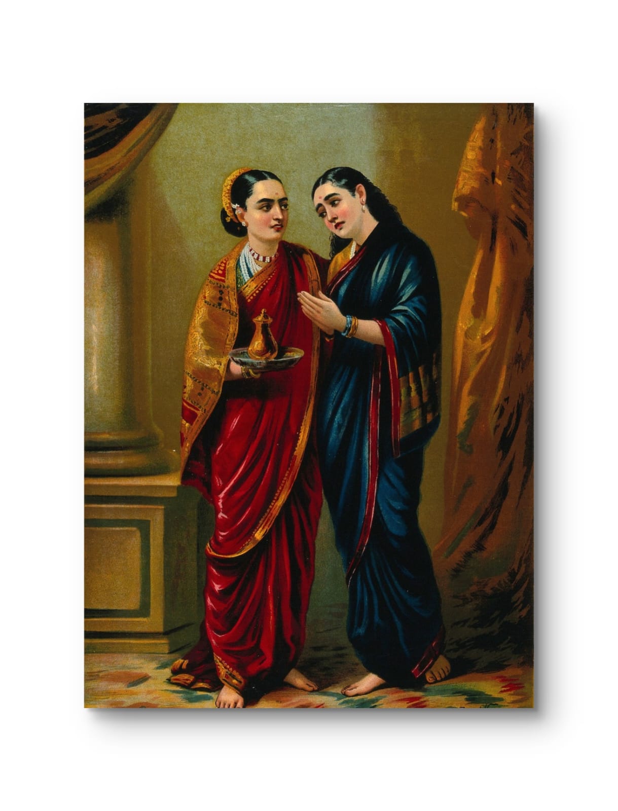 Raja Ravi Varma - Draupadi and Sudeshana