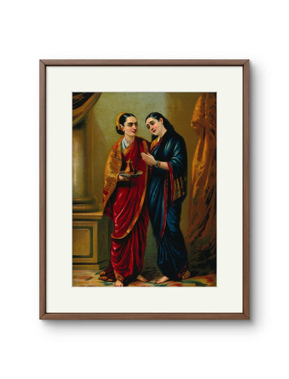 Raja Ravi Varma - Draupadi and Sudeshana