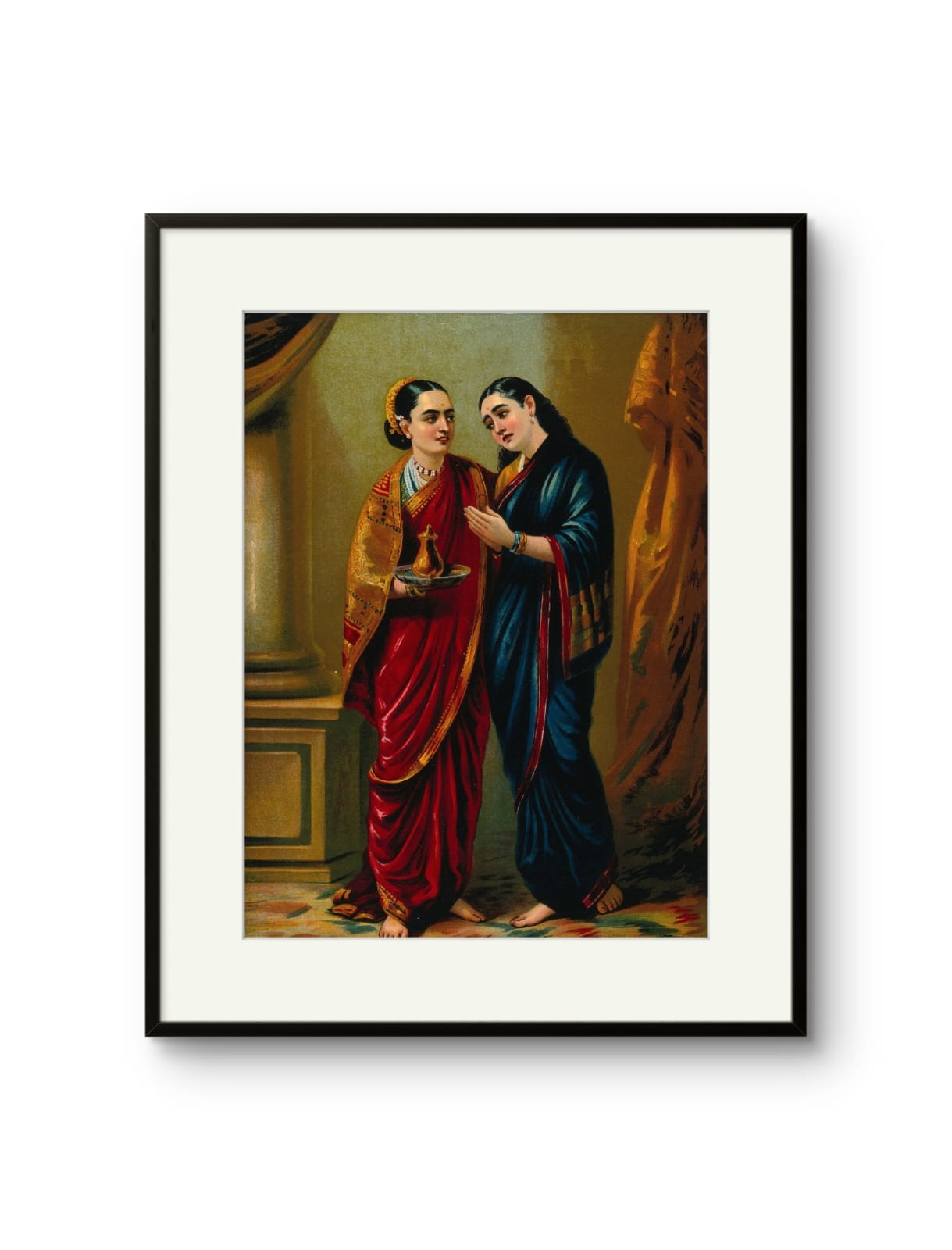 Raja Ravi Varma - Draupadi and Sudeshana