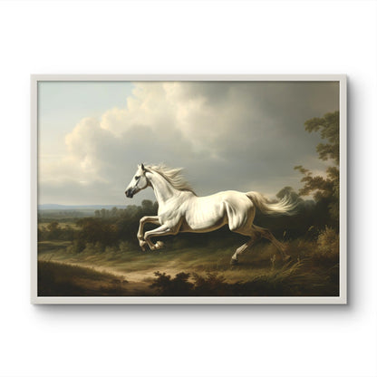 The Majestic White Horse