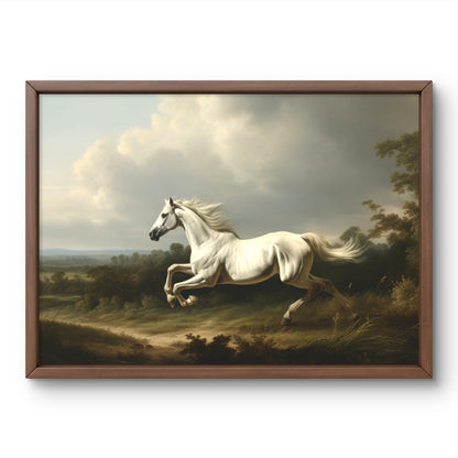 The Majestic White Horse