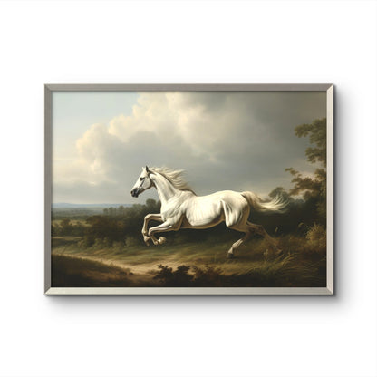 The Majestic White Horse