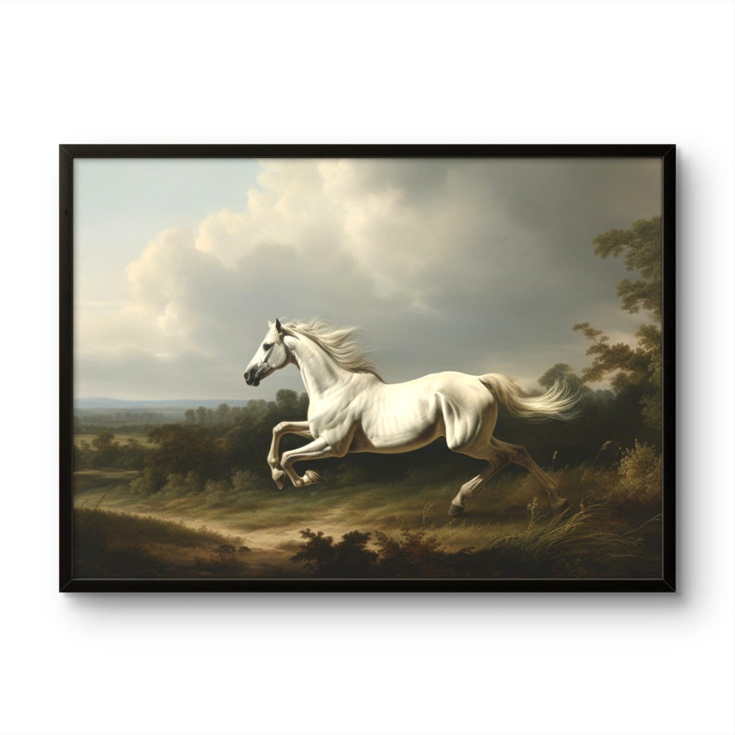 The Majestic White Horse