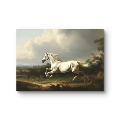 The Majestic White Horse