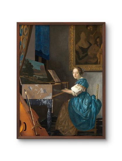 Lady Seated at a Virginal, Johannes Vermeer