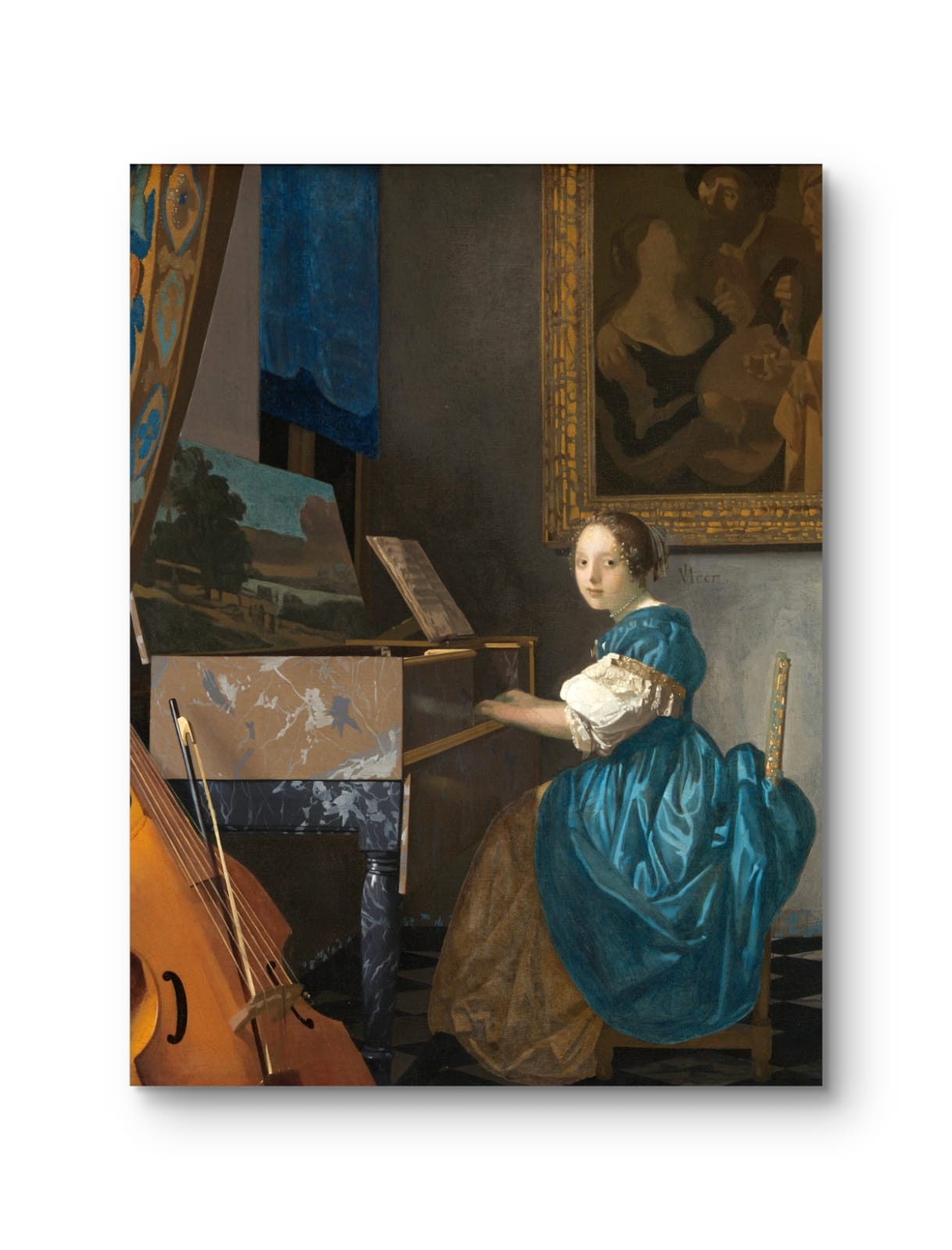 Lady Seated at a Virginal, Johannes Vermeer