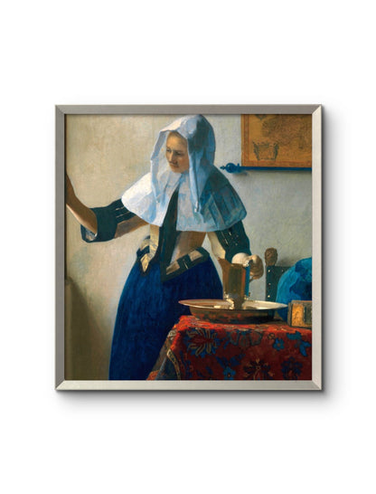 Young Woman with a Water Pitcher by Johannes Vermeer