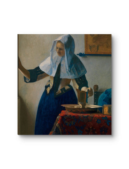 Young Woman with a Water Pitcher by Johannes Vermeer