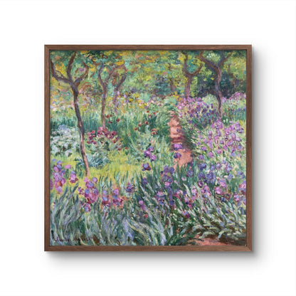 The Iris garden at Giverny - Claude Monet