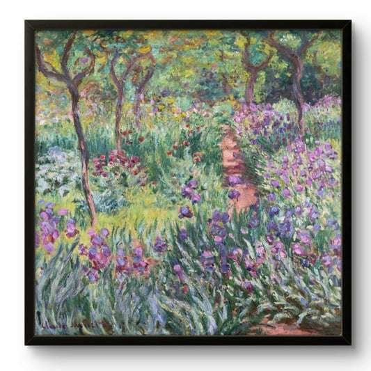 The Iris garden at Giverny - Claude Monet